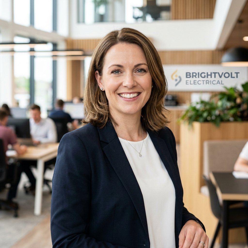 Sarah Jenkins - Managing Director, BrightVolt Electrical